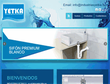 Tablet Screenshot of industriasyetka.com